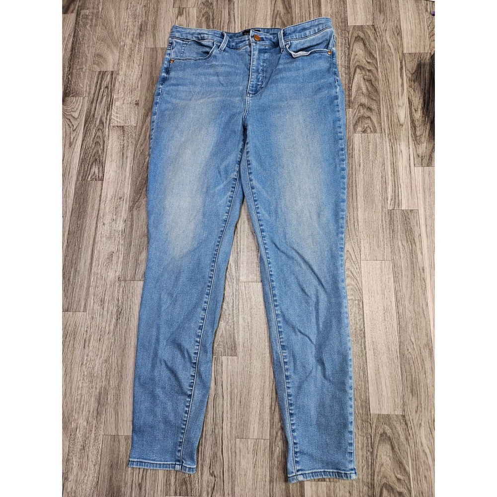 Talbots Jegging Womens Size 12L‎ Blue High Rise Stretch Slim Long Inseam